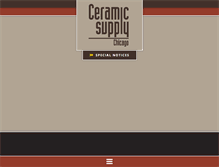 Tablet Screenshot of ceramicsupplychicago.com